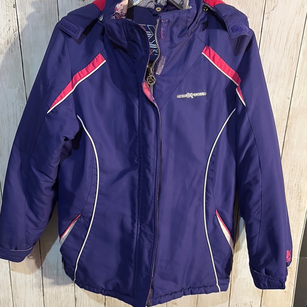 ZeroXposur Women's Ski Jacket in Purple with Pink Accents